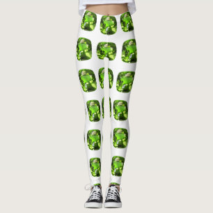 Groen Abstract patroon Leggings