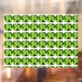 Groen Abstract patroon Raamsticker (Vel 2)