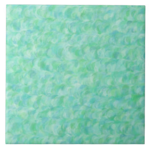 Groen Abstract Patroon Tegeltje