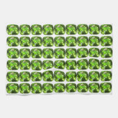 Groen Abstract patroon Theedoek (Horizontaal)