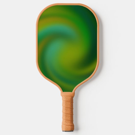 Groen Abstract Pickleball Paddle (Voorkant)