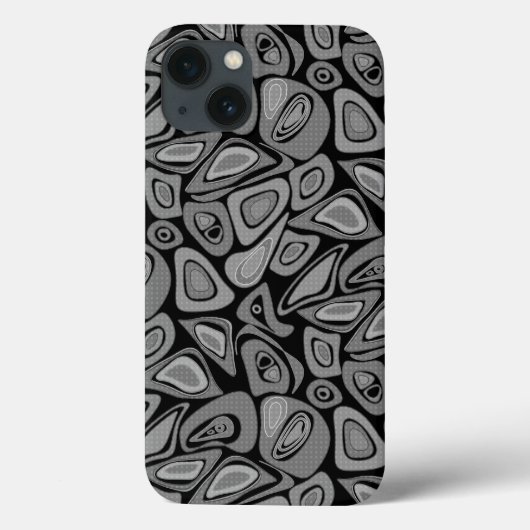 Groen, abstract, retro Case-Mate iPhone case (Achterkant)