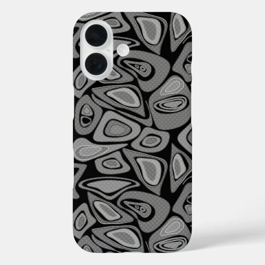Groen, abstract, retro Case-Mate iPhone case (Achterkant)