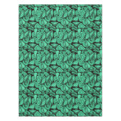 Groen, abstract, retro tafelkleed (Voorkant)