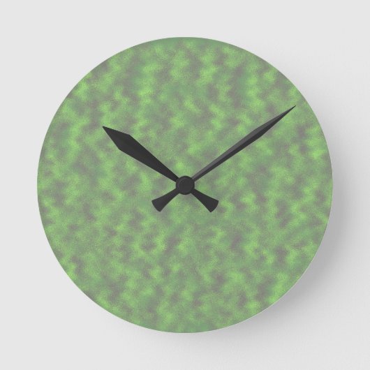 Groen Abstract Ronde Klok (Voorkant)