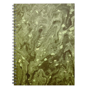 Groen abstract schilderij notitieboek