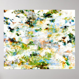 Groen, abstract, stijlvol design poster