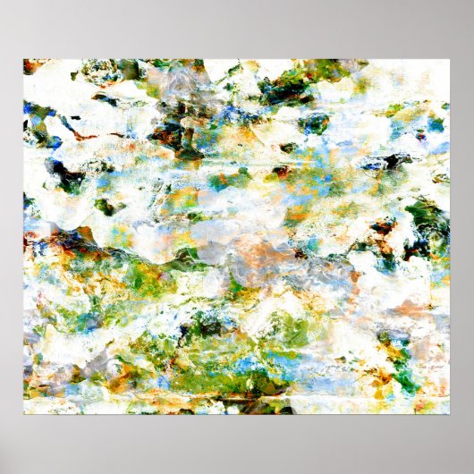 Groen, abstract, stijlvol design poster (Voorkant)