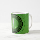 Groen Abstract Twee Koffiemok (Voorkant rechts)