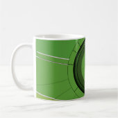 Groen Abstract Twee Koffiemok (Links)
