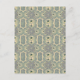 groen Abstract ventilatorontwerp Briefkaart