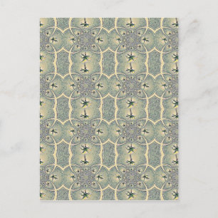 groen Abstract ventilatorontwerp Briefkaart