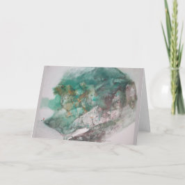 groen Abstract Wenskaart Kaart