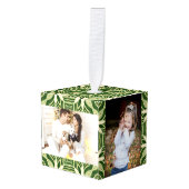 groen abstracte botanische tropische palmbladeren decoratie (Voorkant hoekig)