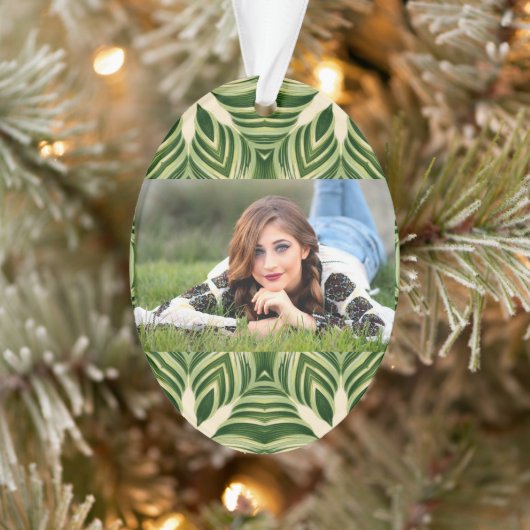 groen abstracte botanische tropische palmbladeren ornament (Boom)