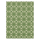 groen abstracte botanische tropische palmbladeren tafelkleed (Voorkant)