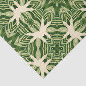 groen abstracte botanische tropische palmbladeren tissuepapier (Detail)