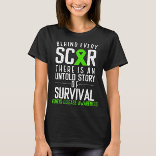 Groen achter elke ziekte van de nieren t-shirt