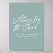 Groen advies voor het Afstudeerder Poster (Voorkant)