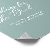 Groen advies voor het Afstudeerder Poster (Hoek)