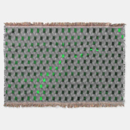 Groen afbeelding onder grijze pleisters, lange vie deken