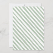 Groen Afrikaans Amerikaans heteluchtballon baby sh Kaart (Achterkant)