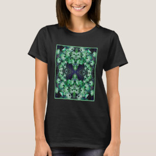 Groen Afrikaans Daisy Flowers Abstract T-shirt