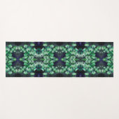 Groen Afrikaans Daisy Flowers Abstract Yogamat (Voorkant (horizontaal))