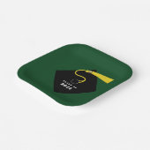 Groen Afstuderen 2025 Papieren Bordje (Gebogen)