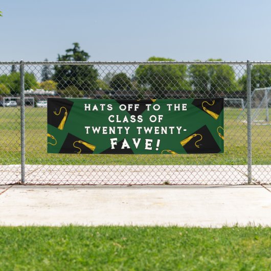 Groen Afstuderen 2025 Spandoek (Insitu)