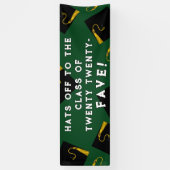 Groen Afstuderen 2025 Spandoek (Verticaal)