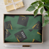 Groen Afstuderen 2025 Tissuepapier (Geschenk)