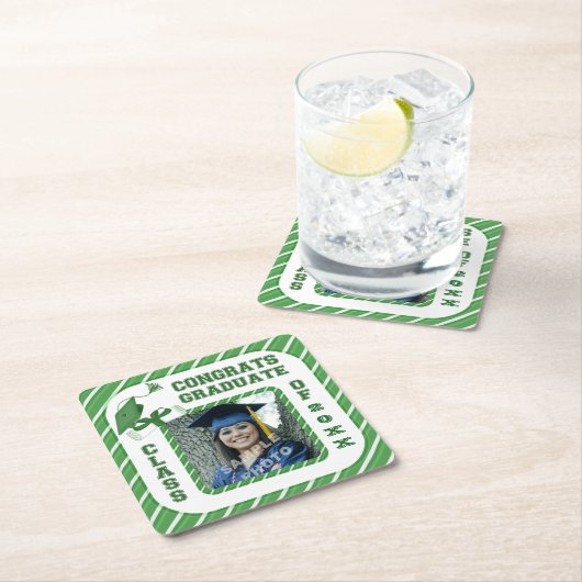 Groen Afstuderen Afstuderen Onderzetters van schoo (Insitu)