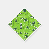 Groen Afstuderen, gefeliciteerd Servet (Hoek)