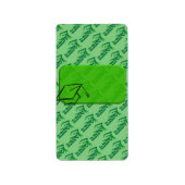 Groen AFSTUDEREN Hersheys Miniatuur Snoep staafree Etiket (Voorkant)