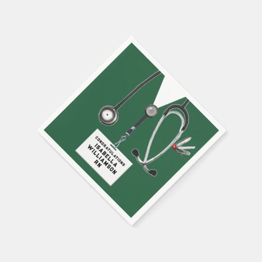 Groen Afstuderen van de verpleegschool Servet (Hoek)