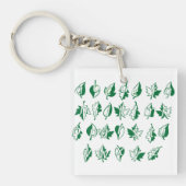 Groen alfabet Sleutelhanger (Voorkant)