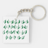 Groen alfabet Sleutelhanger (Achterkant)