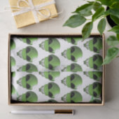 Groen Alien Custom 10lb-weefselpapier Tissuepapier (Geschenk)