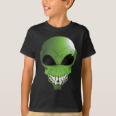 Groen Alien kinder T-shirt (Voorkant)