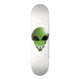 Groen Alien-skateboard Skateboard