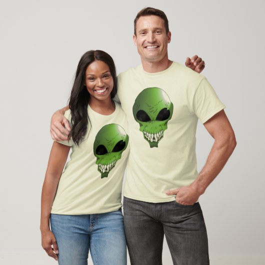 Groen Alien T-shirt (Unisex)
