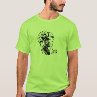 Groen Alien-T-shirt T-shirt