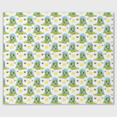 Groen Alien Wrapping Paper Cadeaupapier (Vlak)