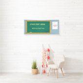  groen alkbord 2.5 x 6 spandoek (Insitu)