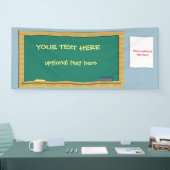  groen alkbord 2.5 x 6 spandoek (Beurs)