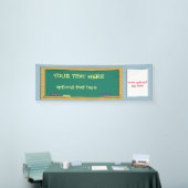 groen alkbord 2.5 x 8 spandoek (Beurs)
