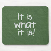 groen alkbord muismat (Voorkant)