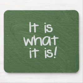 groen alkbord muismat