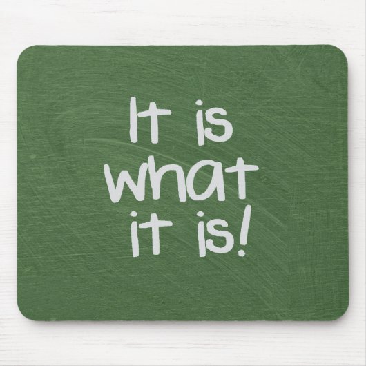 groen alkbord muismat (Voorkant)